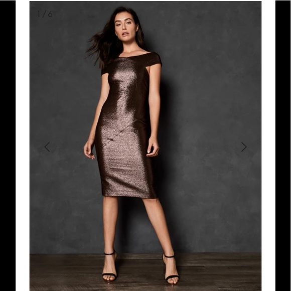 Ted Baker Dresses & Skirts - NWT,Ted baker london Midi metallic bodycon dress